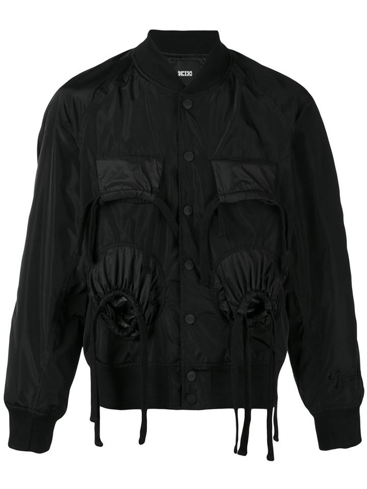 Ktz - Bomber Jacket - Men - Polyester - M, Black, Polyester