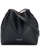 Lancaster Logo Bucket Shoulder Bag - Black