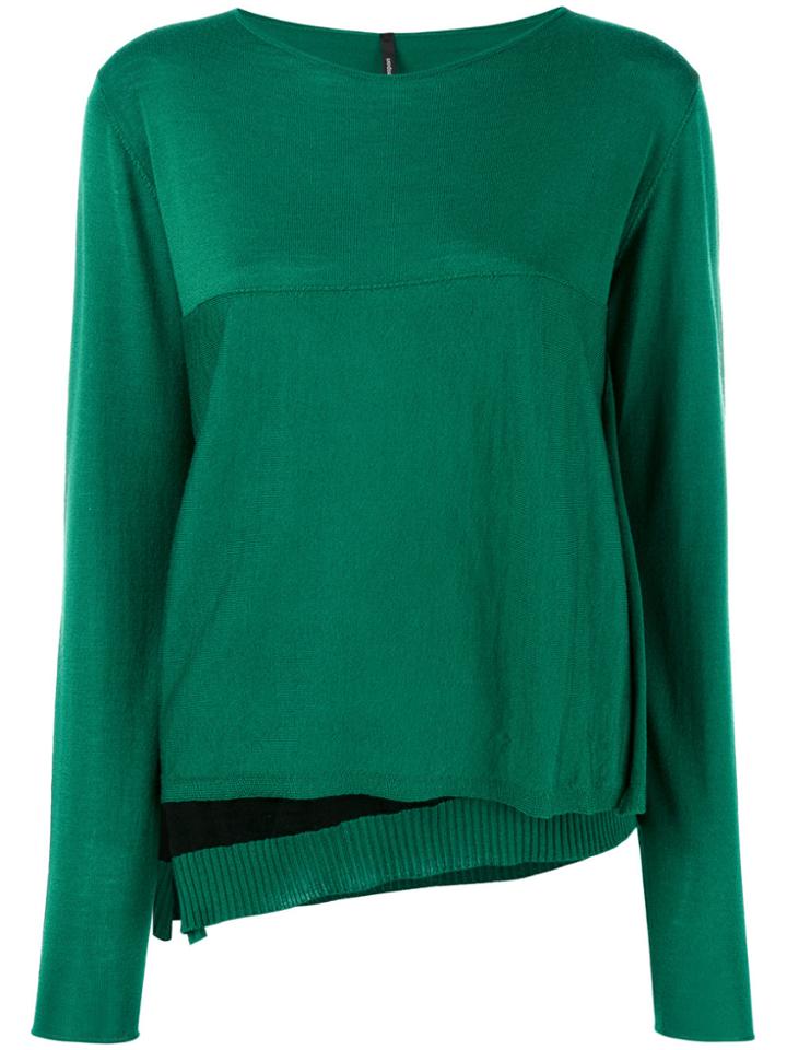 Pierantoniogaspari Bicolour Sweater - Green