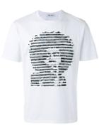 Jimi Roos Printed T-shirt, Men's, Size: Medium, White, Cotton