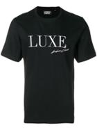 Andrea Crews Embroidered Luxe T-shirt - Black