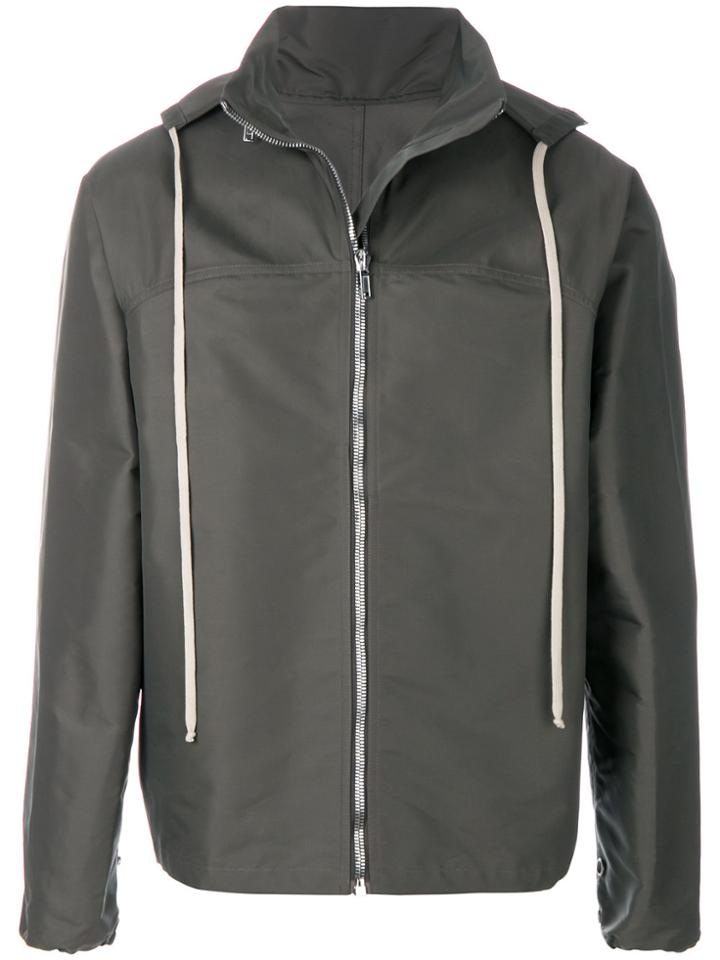 Rick Owens Hooded Jacket - Grey