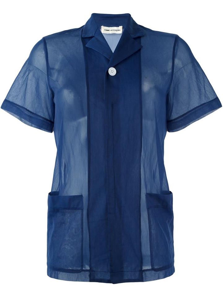 Comme Des Garçons Vintage Sheer Shortsleeved Shirt