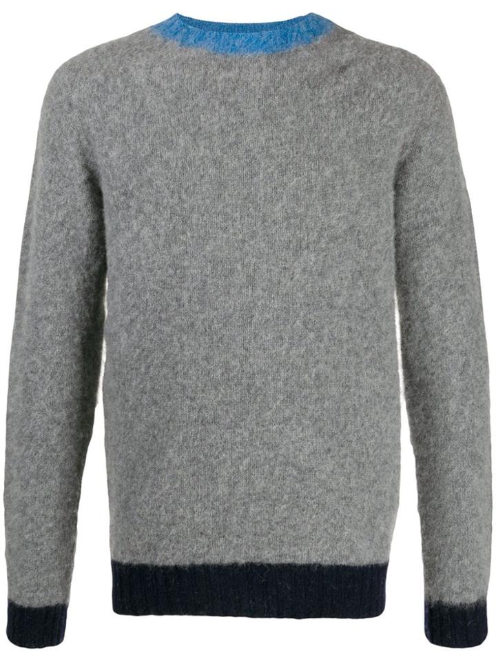 Howlin' Captain Harry Contrast Jumper - Grey