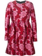 P.a.r.o.s.h. Proust Dress, Women's, Size: Xxl, Pink/purple, Polyester/silk/polyamide/viscose