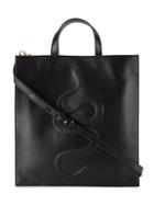 Gucci - Snake Embossed Tote - Men - Leather - One Size, Black, Leather