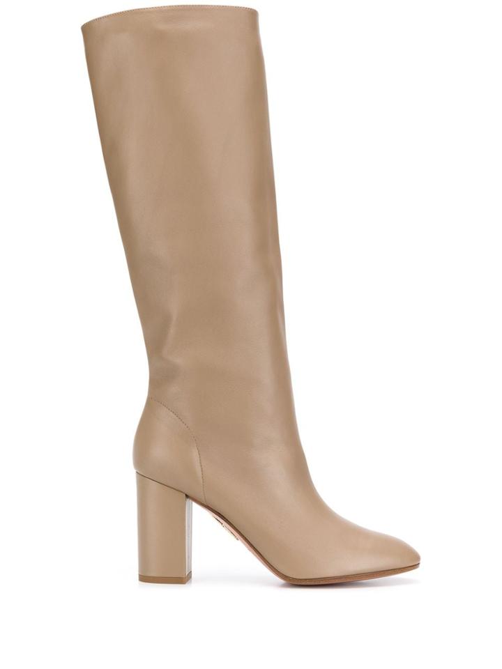 Aquazzura Boogie 85 Boots - Grey
