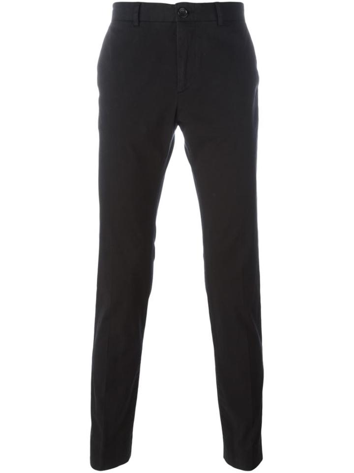 Ps By Paul Smith Classic Chinos, Men's, Size: 33, Black, Cotton/spandex/elastane