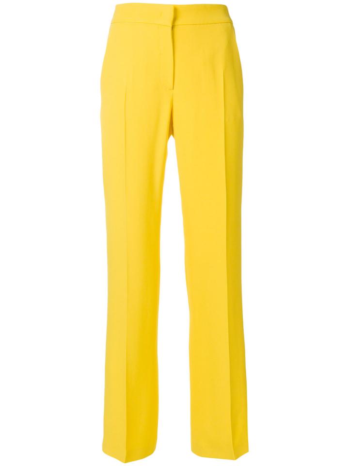 No21 Straight Tailored Trousers - Yellow & Orange