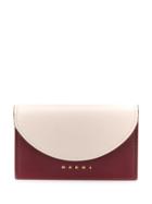 Marni Two-tone Wallet - White