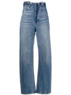 Alexander Wang Paperbag Waist Tapered Jeans - Blue