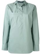 Sofie D'hoore Henley Shirt, Women's, Size: 42, Green, Cotton