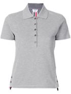 Thom Browne Side Slit Polo Shirt - Grey