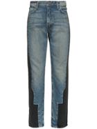 424 Bi-colour Slim-leg Denim Jeans - Blue