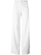 Emanuel Ungaro Vintage Wide Leg Trousers - White