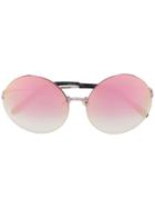 Matthew Williamson Round Frame Sunglasses - Pink