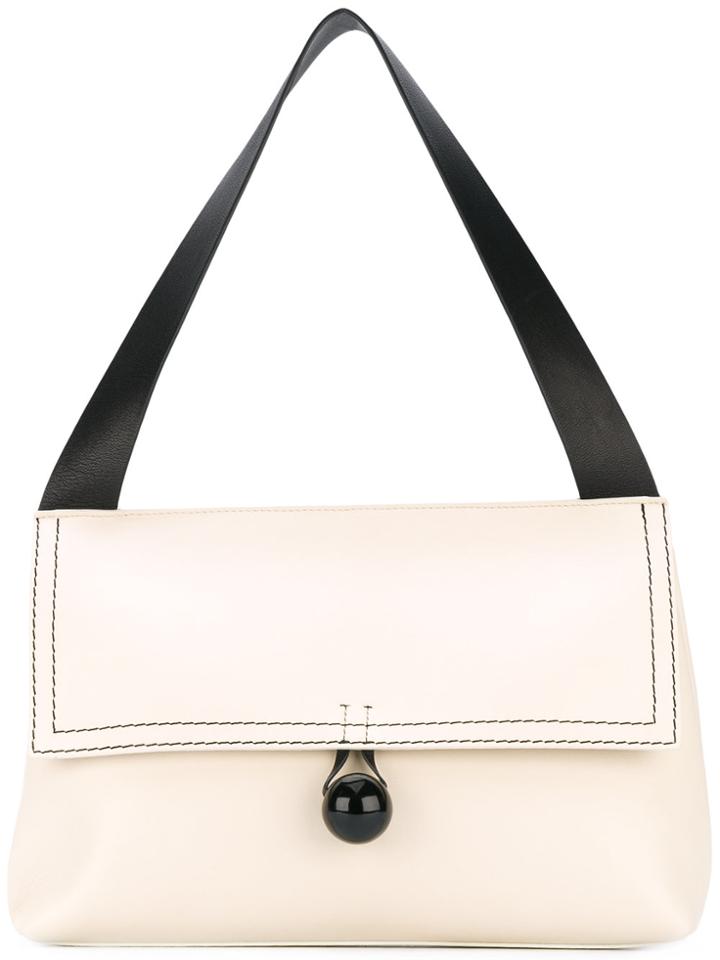 Corto Moltedo Contrast Shoulder Bag - Nude & Neutrals