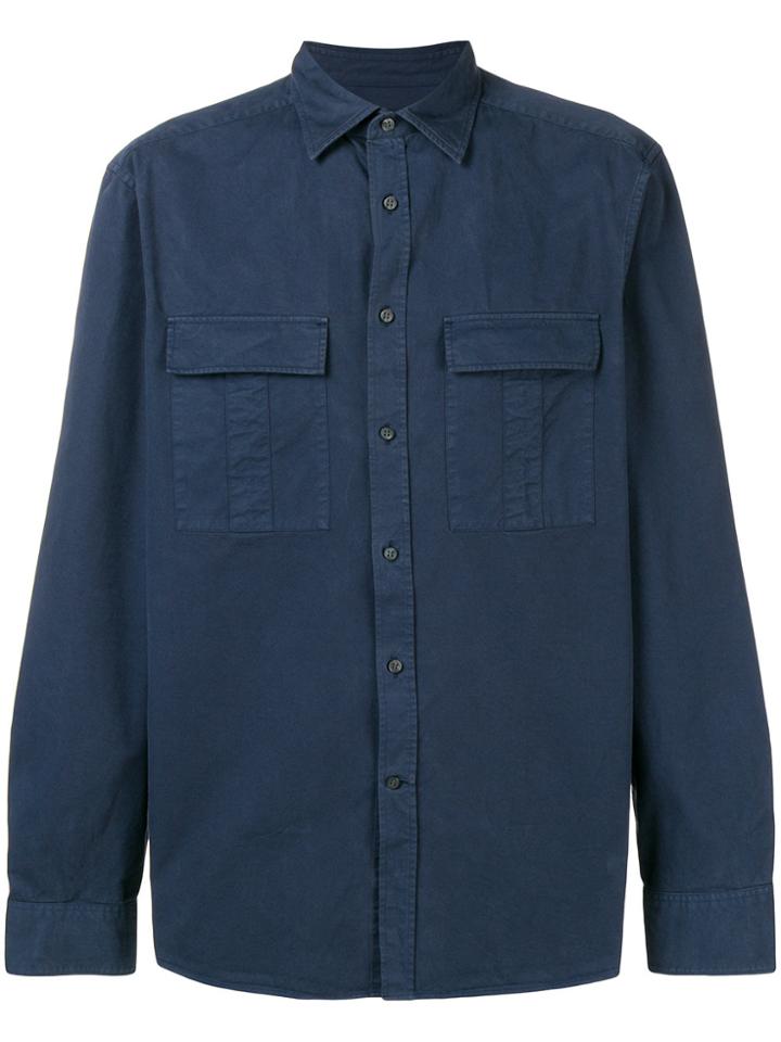 Ck Calvin Klein Long-sleeve Shirt - Blue