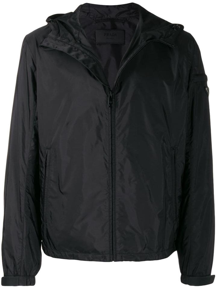 Prada Lightweight Hooded Jacket - Black
