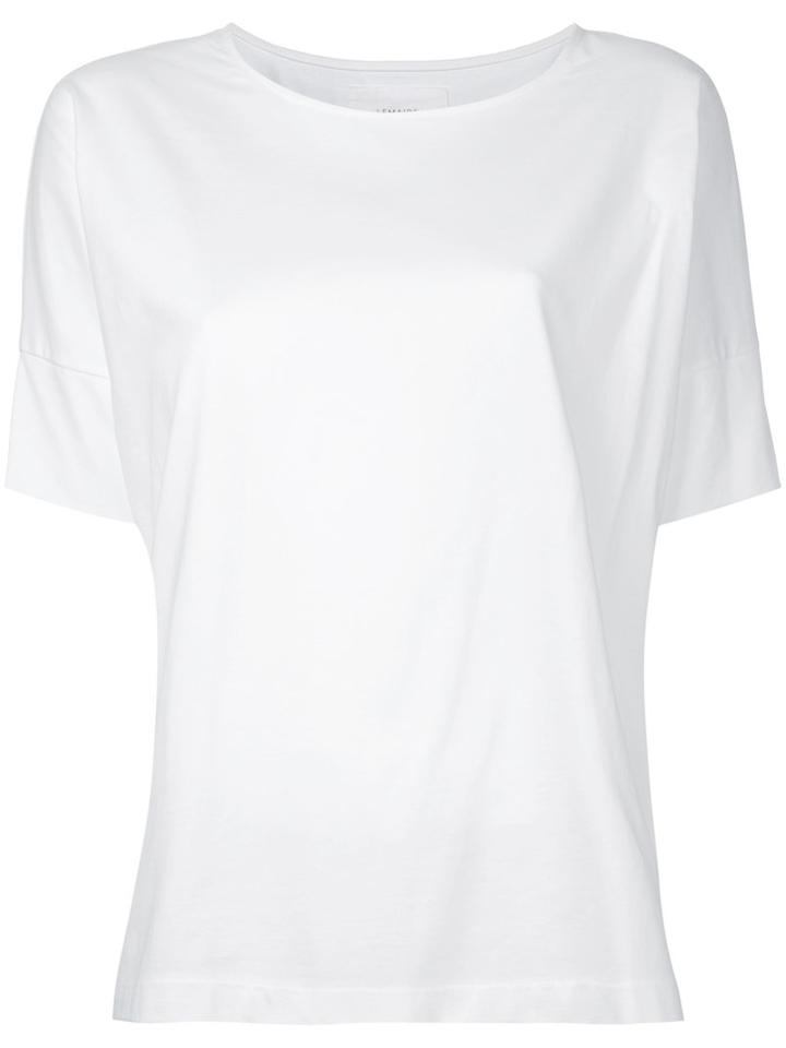 Lemaire - Short Sleeve Loose T-shirt - Women - Cotton - L, White, Cotton
