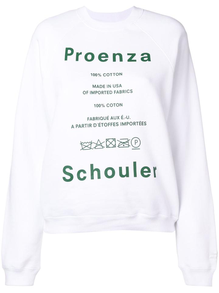 Proenza Schouler Care Label Sweater - White