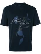 Emporio Armani - Signature T-shirt - Men - Cotton - Xl, Blue, Cotton