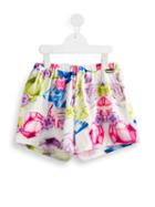 Moschino Kids 'sweet Wrapper' Printed Shorts, Girl's, Size: 8 Yrs