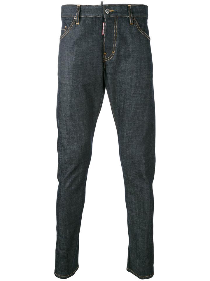 Dsquared2 - Slim Fit Jeans - Men - Cotton/spandex/elastane - 44, Blue, Cotton/spandex/elastane