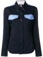 Calvin Klein 205w39nyc Western Contrast Shirt - Blue