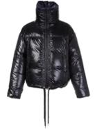 Raf Simons Standing Collar Padded Coat, Men's, Size: 46, Black, Duck Feathers/nylon