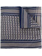 Undercover Woven Scarf - Blue