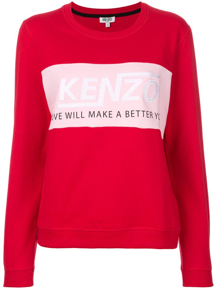 Kenzo Printed Sweatshirt - Red