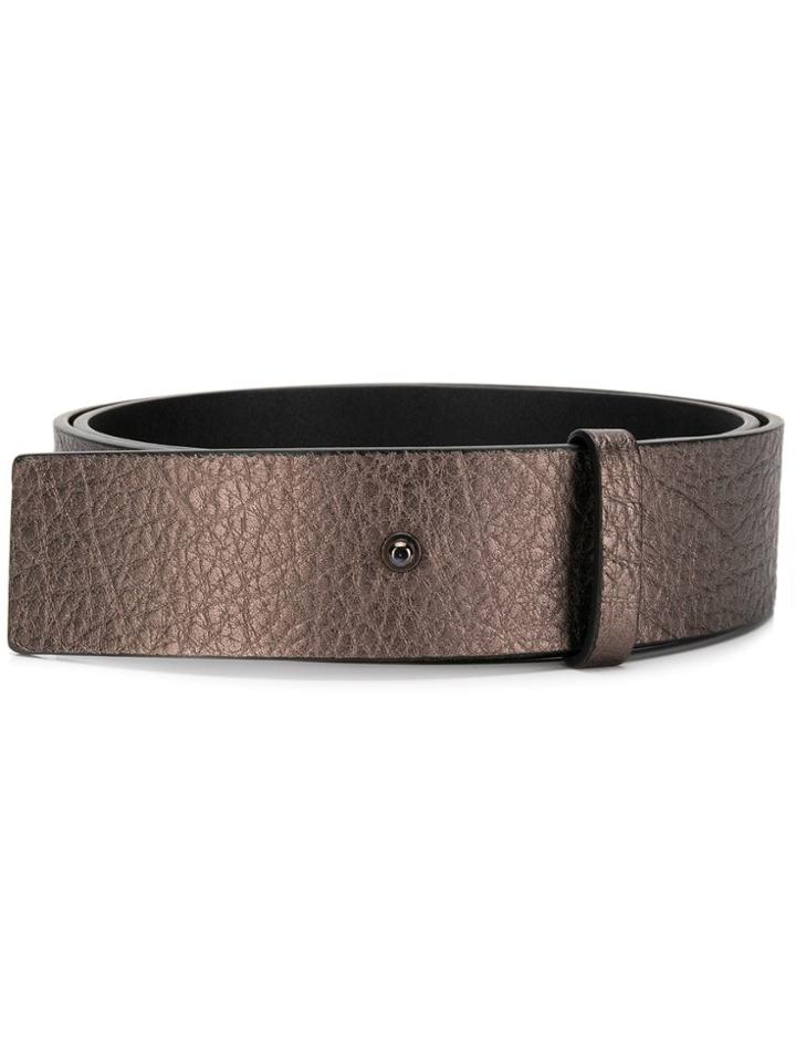 Fabiana Filippi Textured Belt - Silver