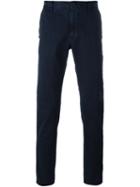 Incotex Slim Fit Trousers, Men's, Size: 34, Blue, Cotton