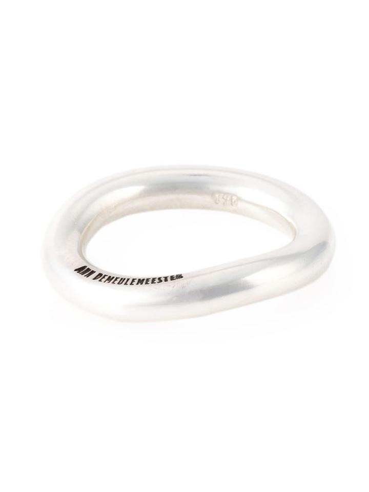 Ann Demeulemeester Curved Band Ring, Women's, Size: Large, Metallic