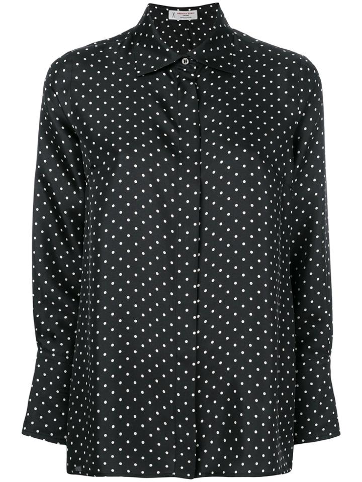 Alberto Biani Polka Dot Print Shirt - Black