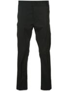 Ann Demeulemeester High-waisted Flat Front Trousers - Black