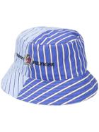 Tommy Hilfiger Striped Bucket Hat - Blue