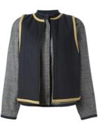 Versace Vintage Contrast Layer Jacket - Grey