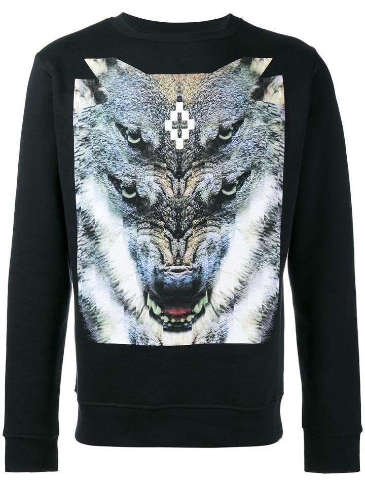 Marcelo Burlon County Of Milan 'el Marmolejo' Sweatshirt, Men's, Size: Xl, Black, Cotton