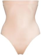 Spanx Champagne Beige Suit Your Fancy High-waisted Thong - Neutrals