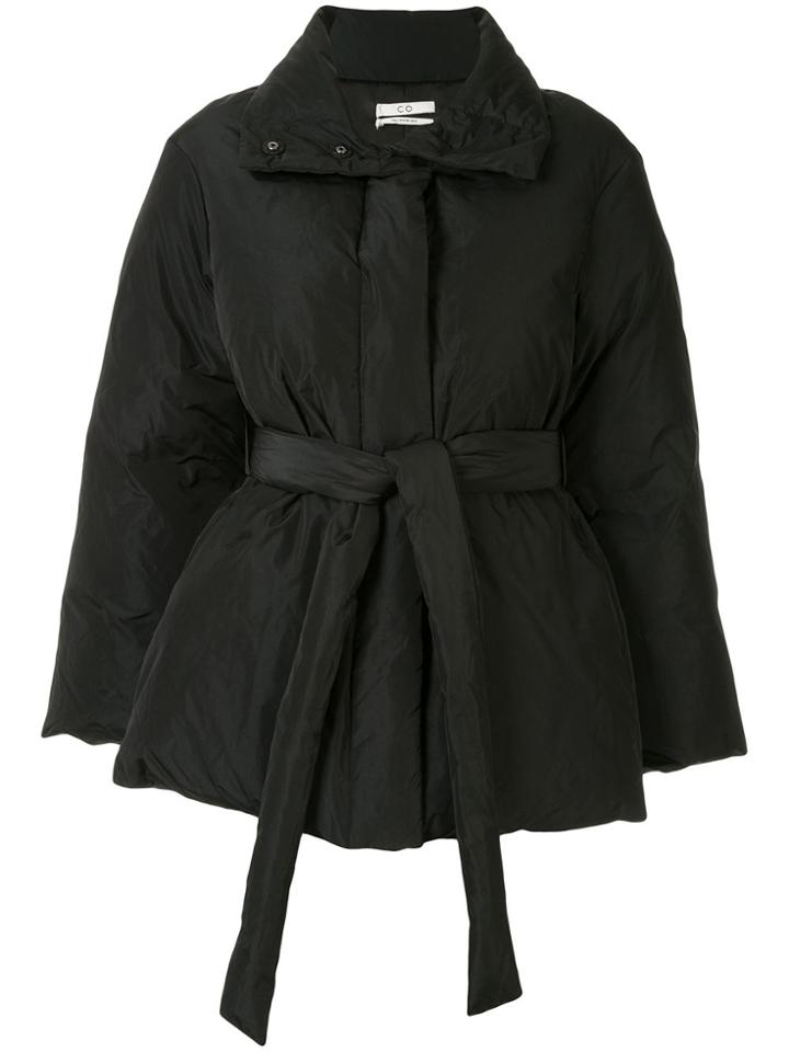 Co Belted Puffer Jacket - Black