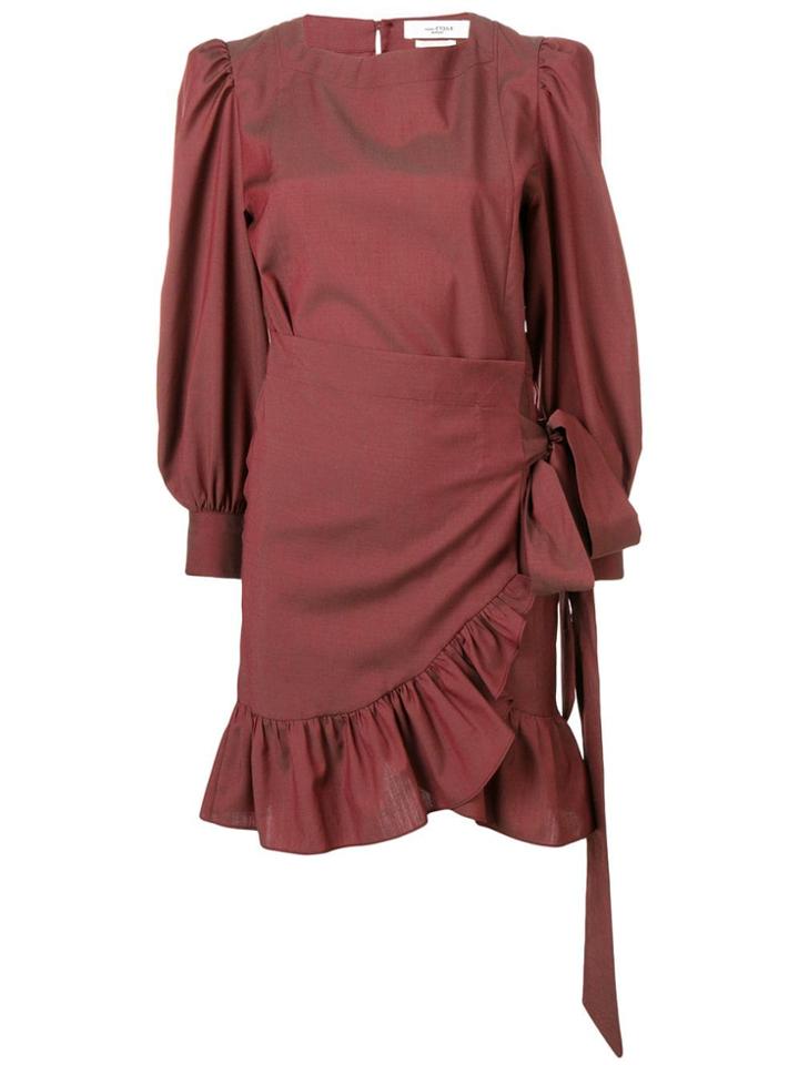 Isabel Marant Étoile Short Wrap Dress - Purple