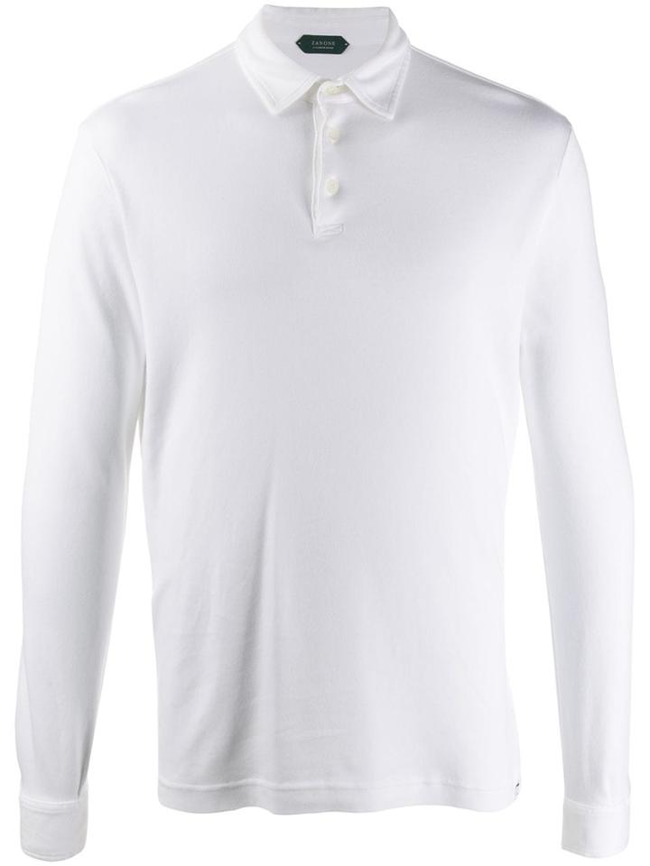 Zanone Polo Shirt Jumper - White