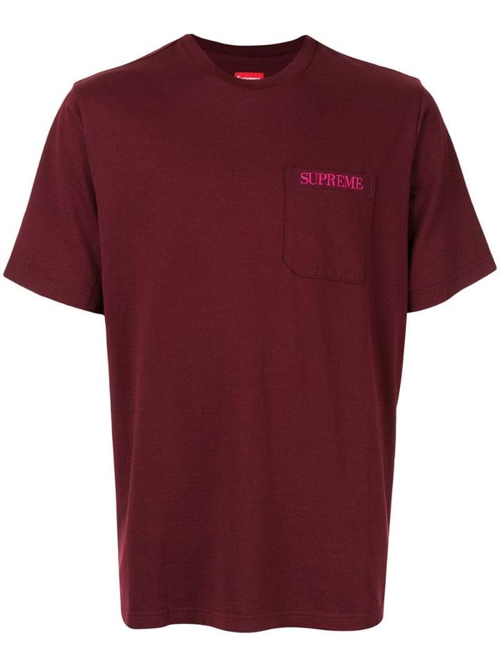 Supreme Embroidered Pocket T-shirt