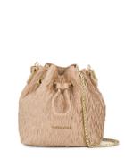 Lancaster Mini Textured Bucket Bag - Neutrals