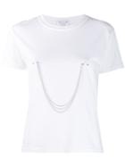 Collina Strada Pierced Chain T-shirt - White