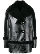 Drome Shearling Collar Jacket - Black