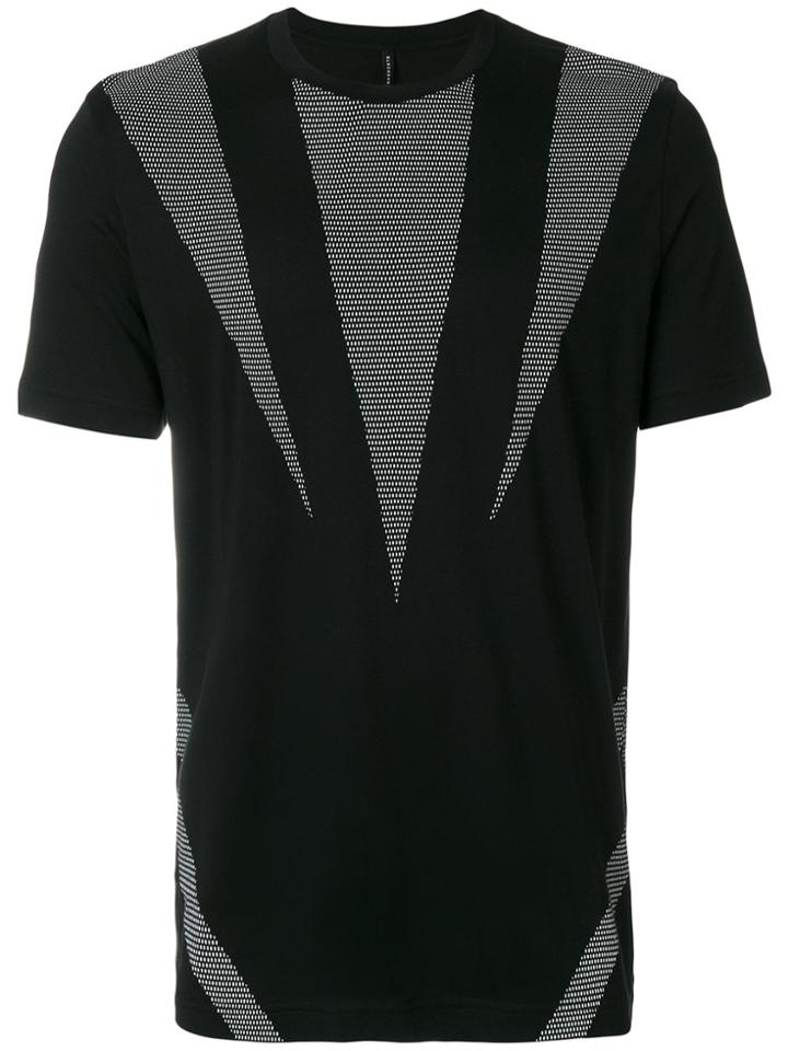 Blackbarrett Geometric Pattern T-shirt