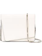 Valextra Twist Crossbody Bag, Women's, White, Leather